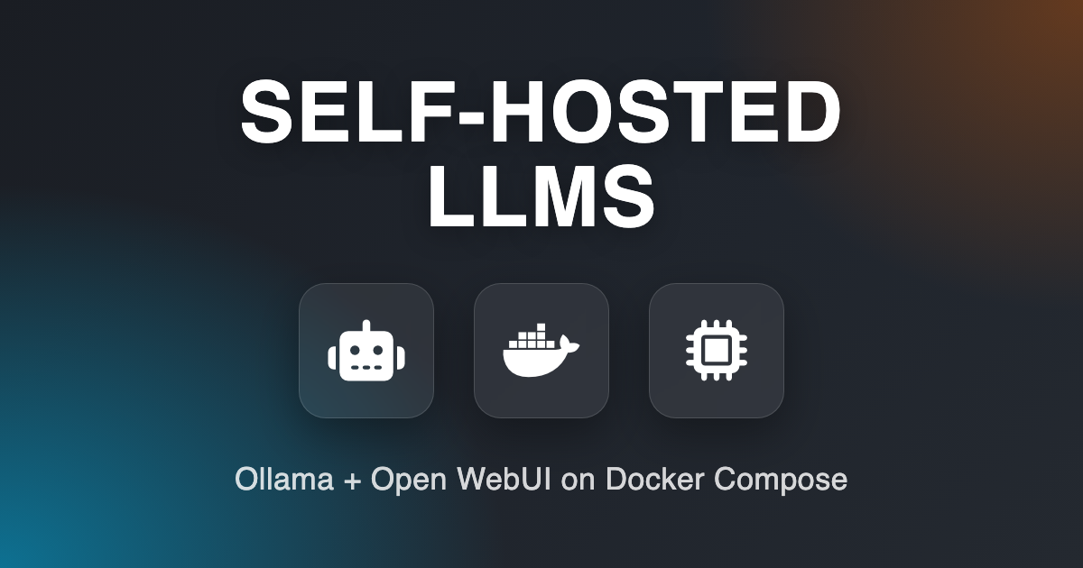 Run your own ChatGPT: self-hosted LLMs with Docker Compose